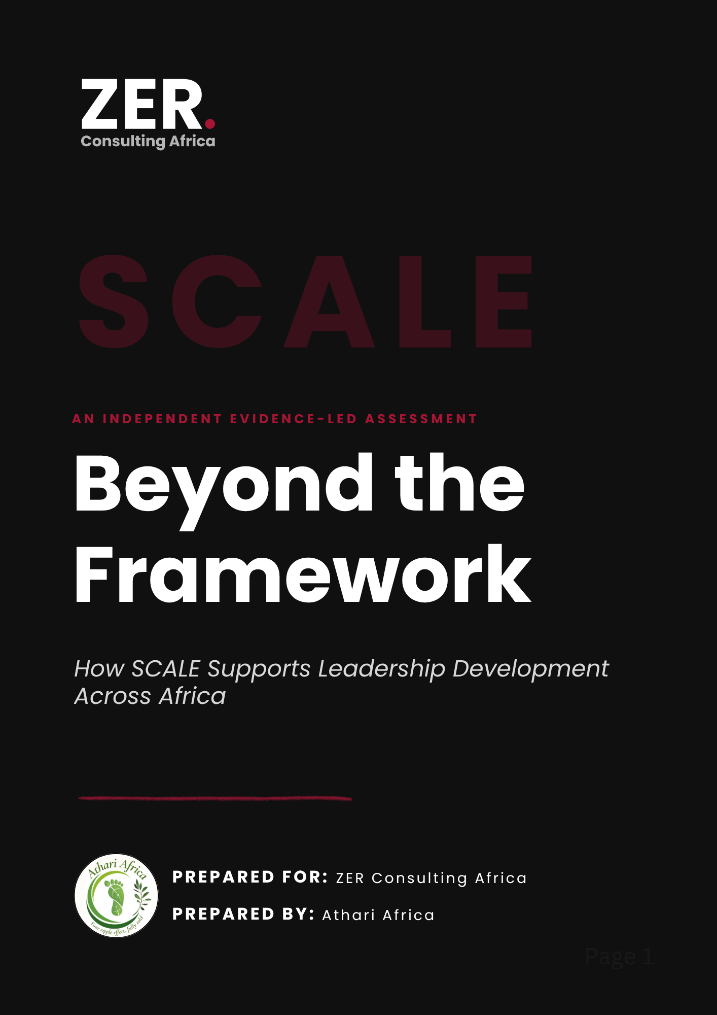 Beyond the Framework report cover